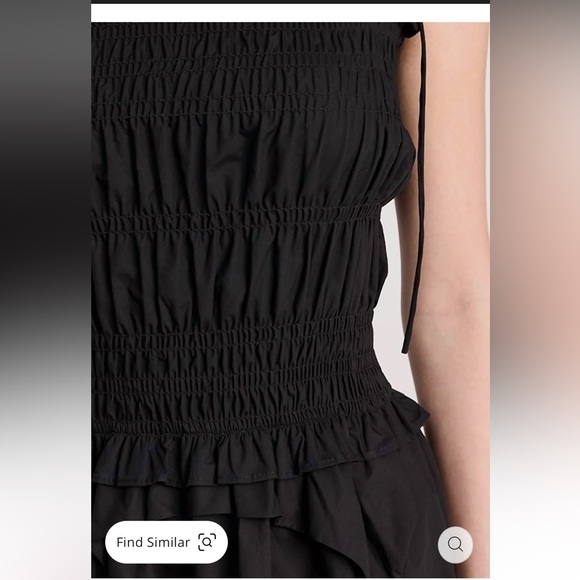 Allina Liu Elegant Black Off-Shoulder Dress NWT size S - Picture 12 of 13